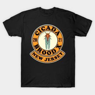 Cicada 2021 Brood X New Jersey NJ T-Shirt